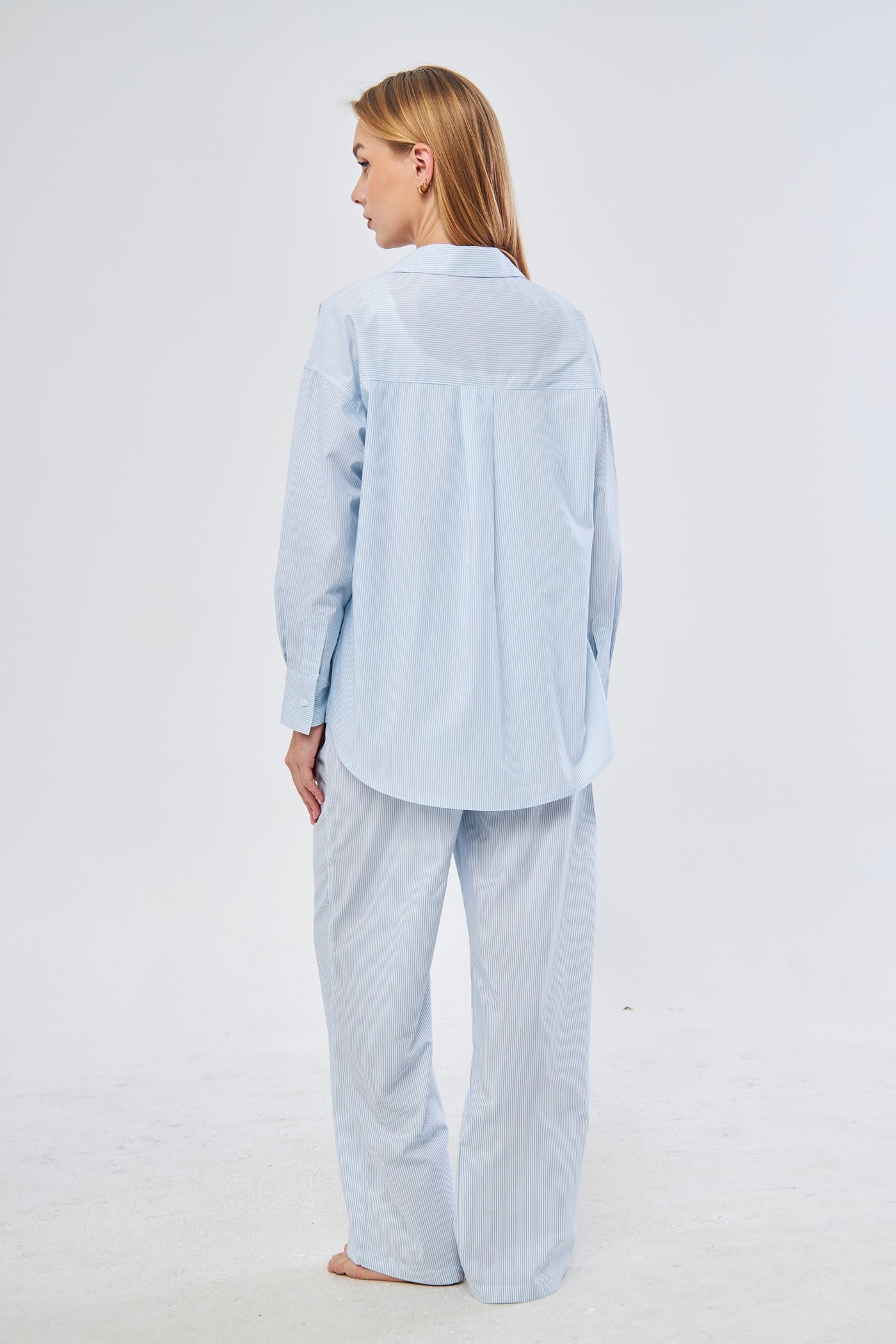 GÖMLEK PANT SET - BEBE MAVİ