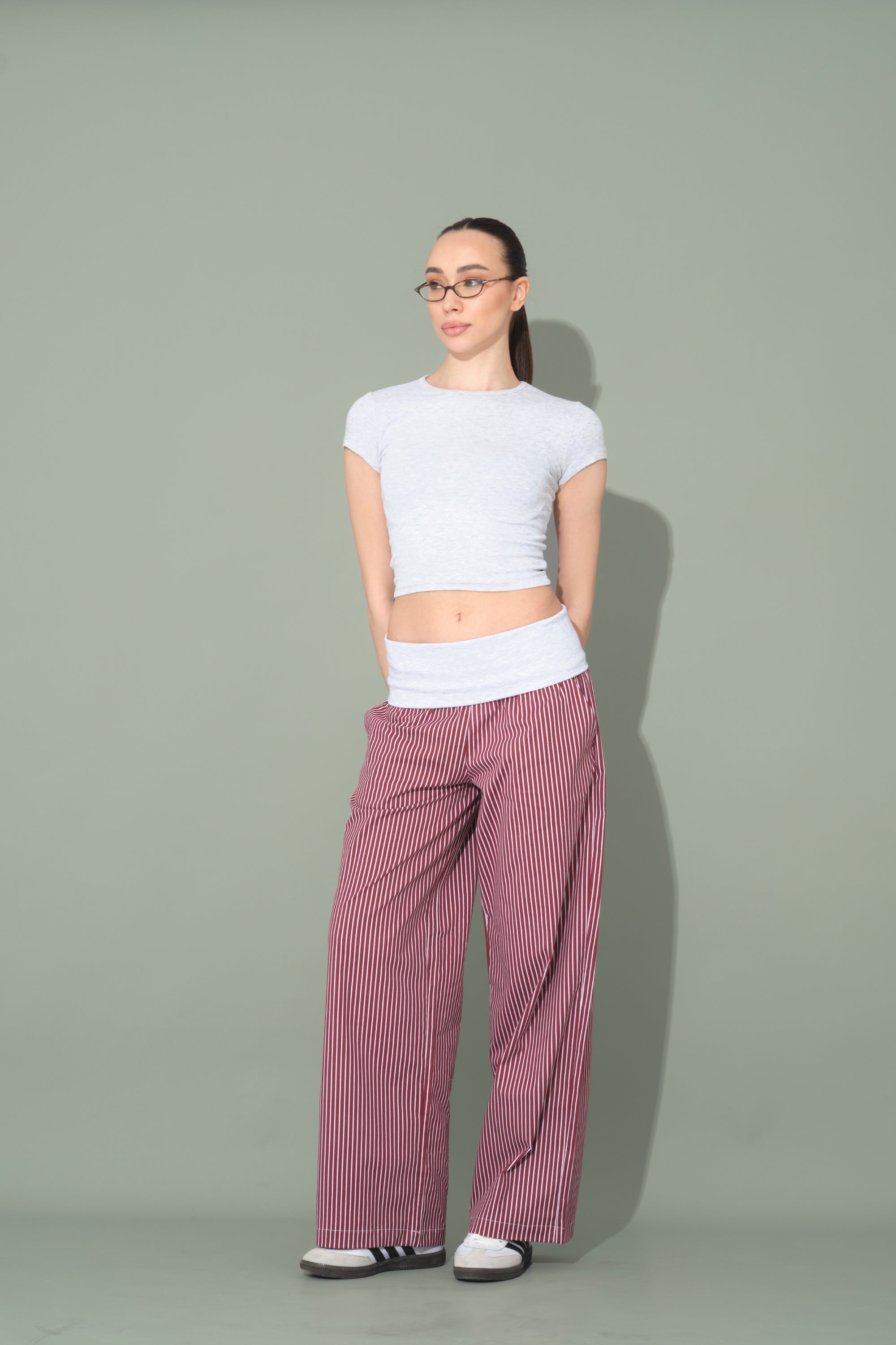 JULIE PANTOLON - BORDO