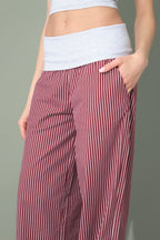 JULIE PANTOLON - BORDO