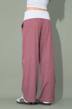 JULIE PANTOLON - BORDO