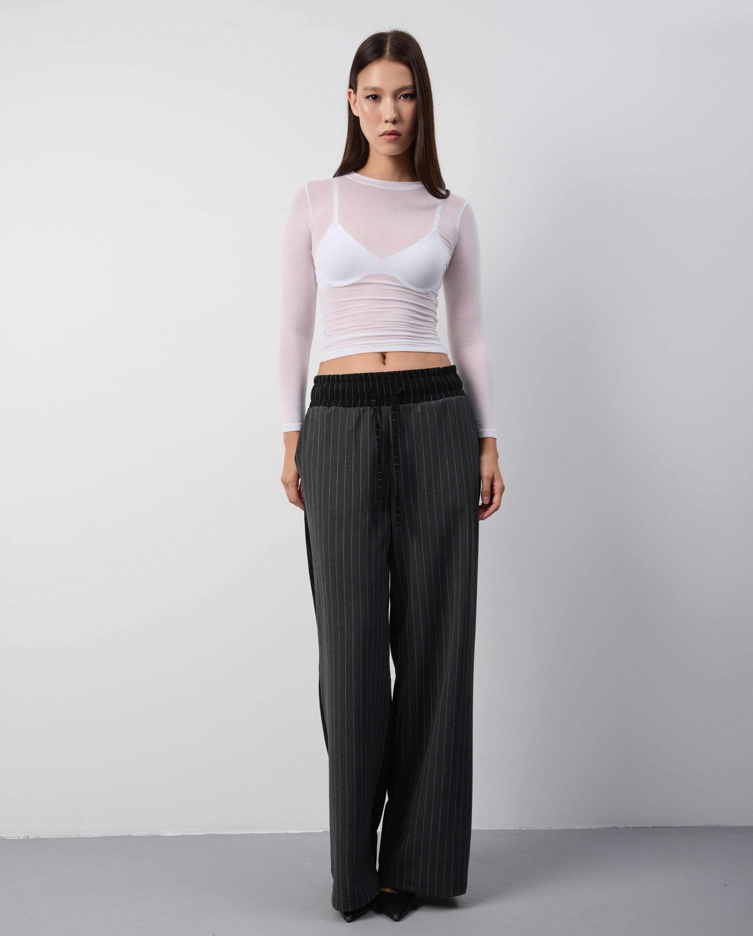 TYLA PANTOLON - GRİ/SİYAH