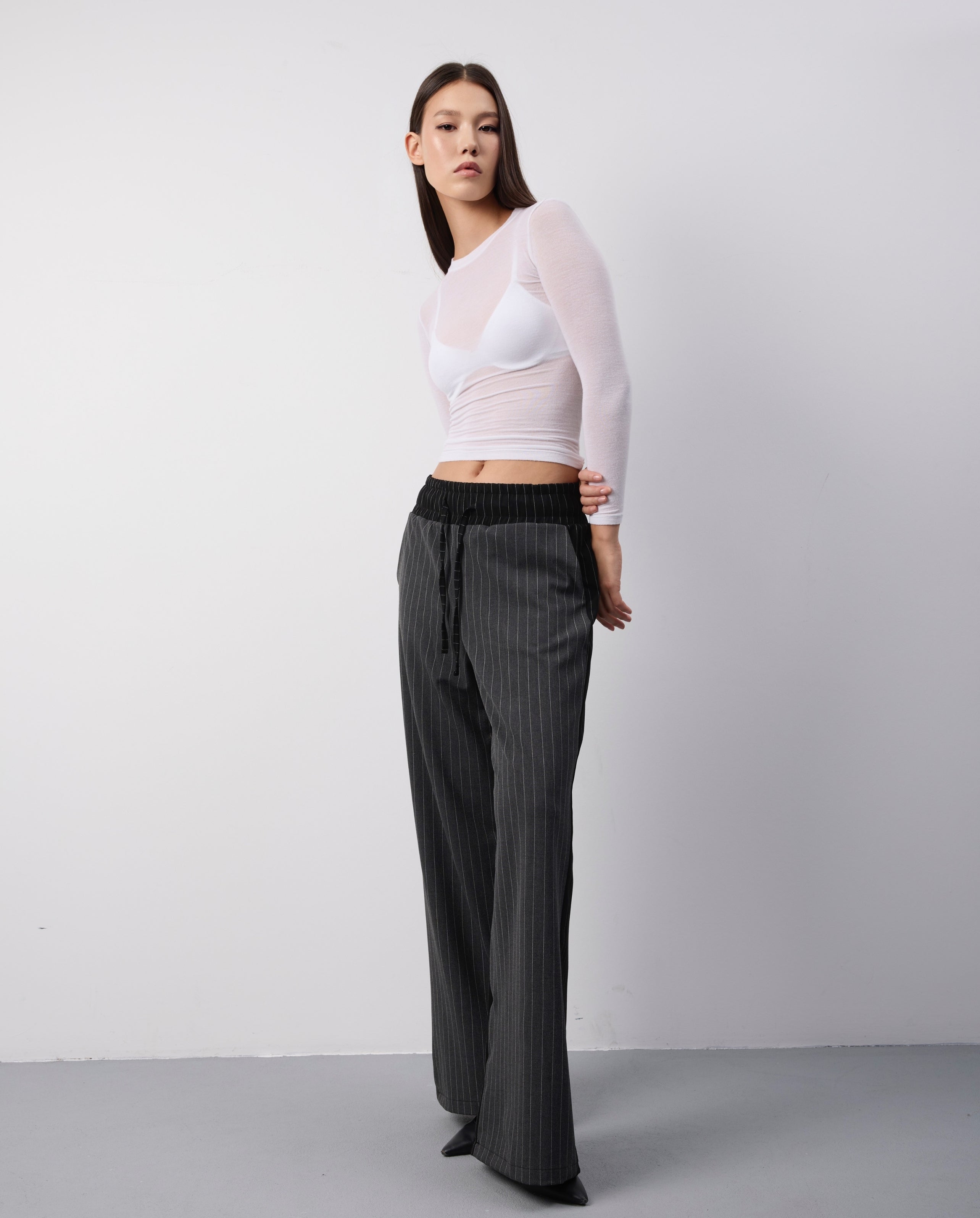 TYLA PANTOLON - GRİ/SİYAH