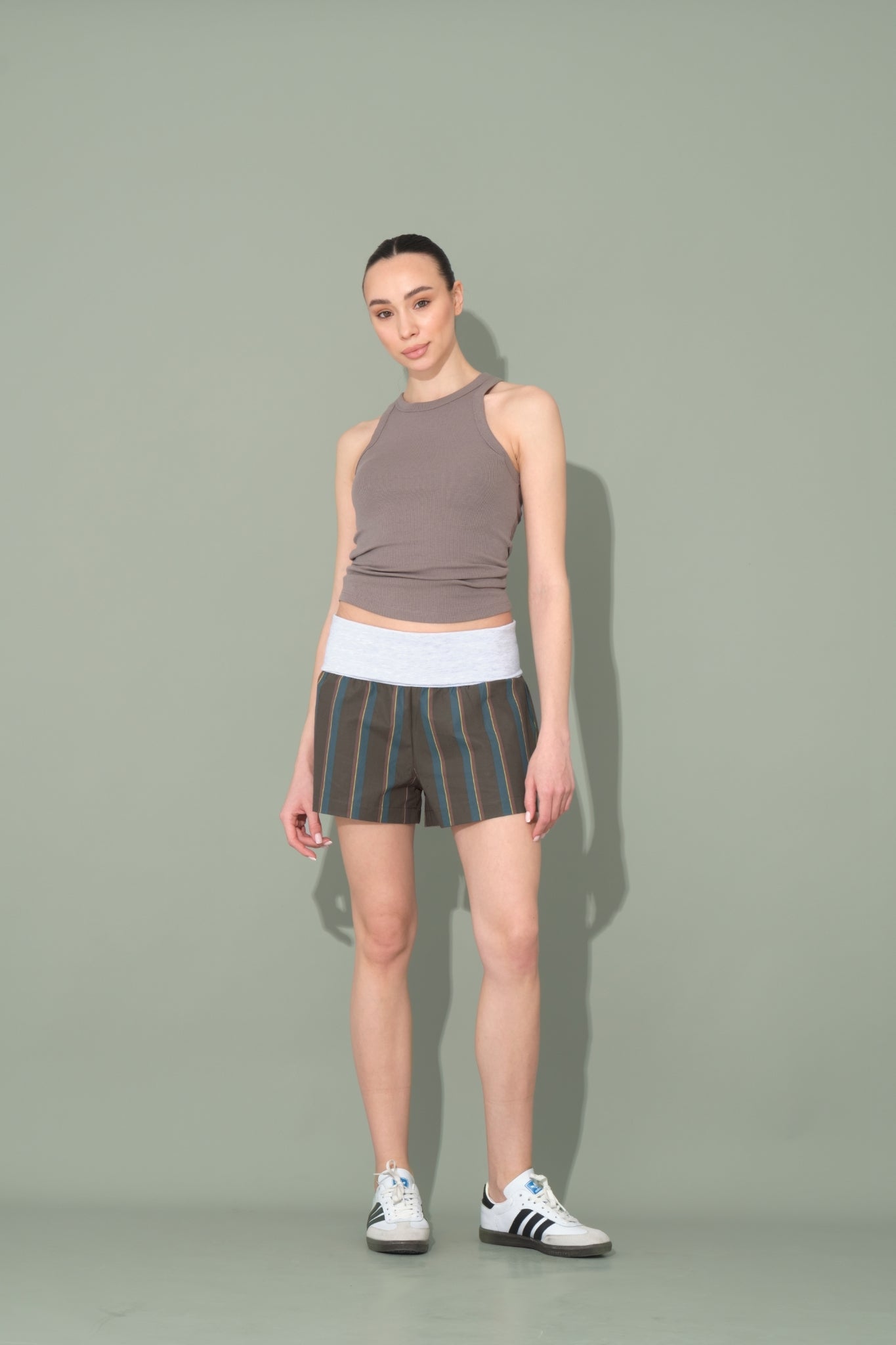 JULIE ŞORT - KAHVERENGİ