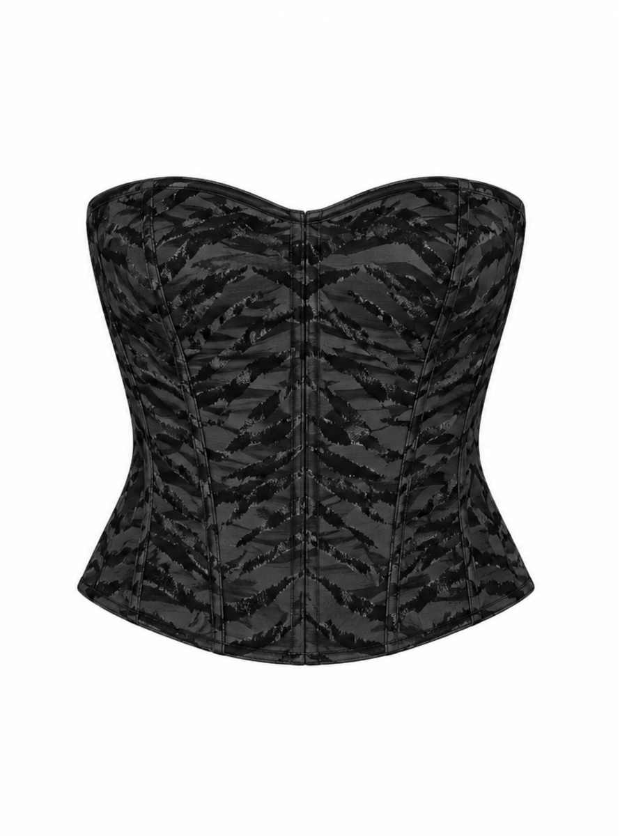 Zebra Desenli Korse
