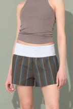JULIE ŞORT - KAHVERENGİ