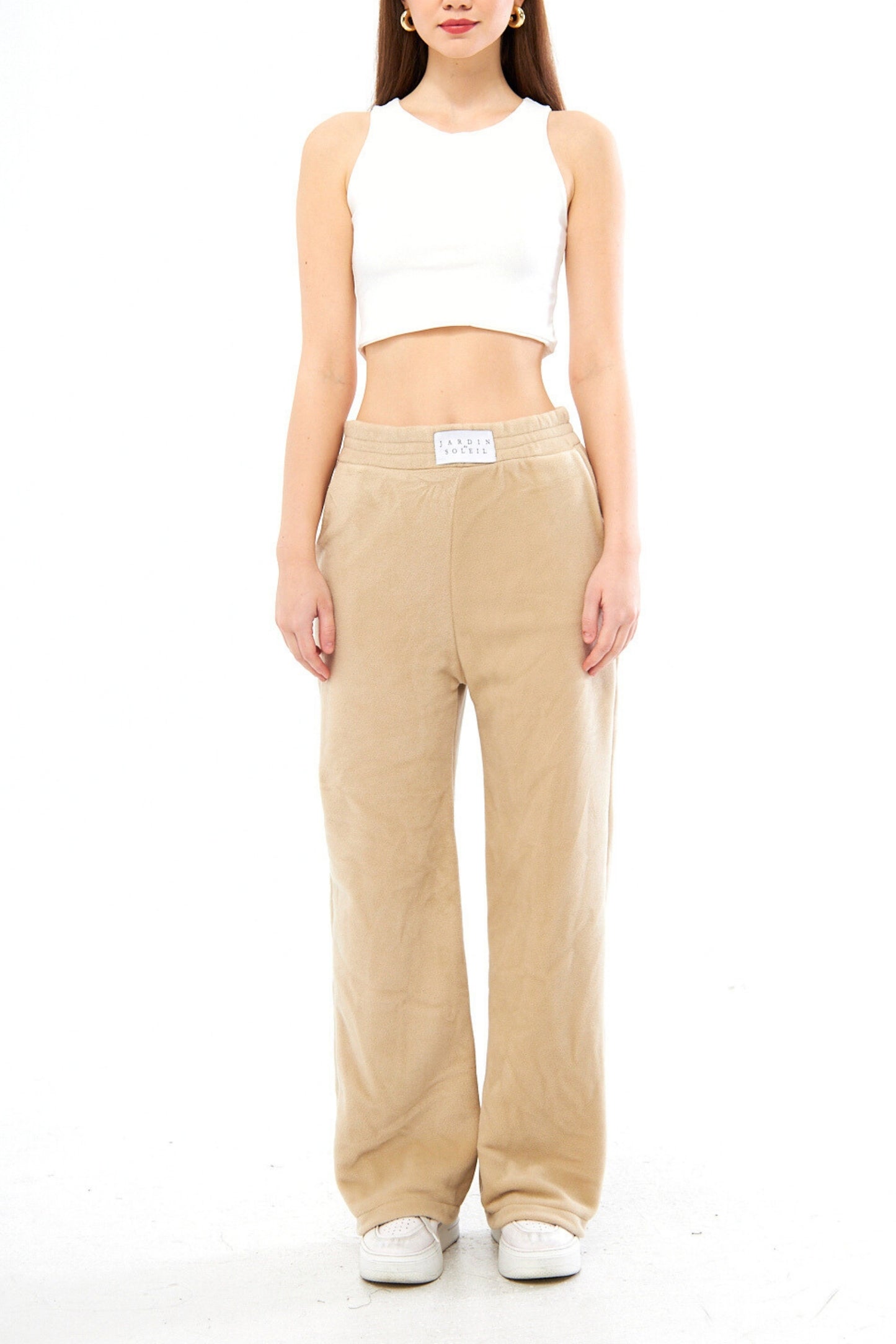 Bej Polar Pantolon