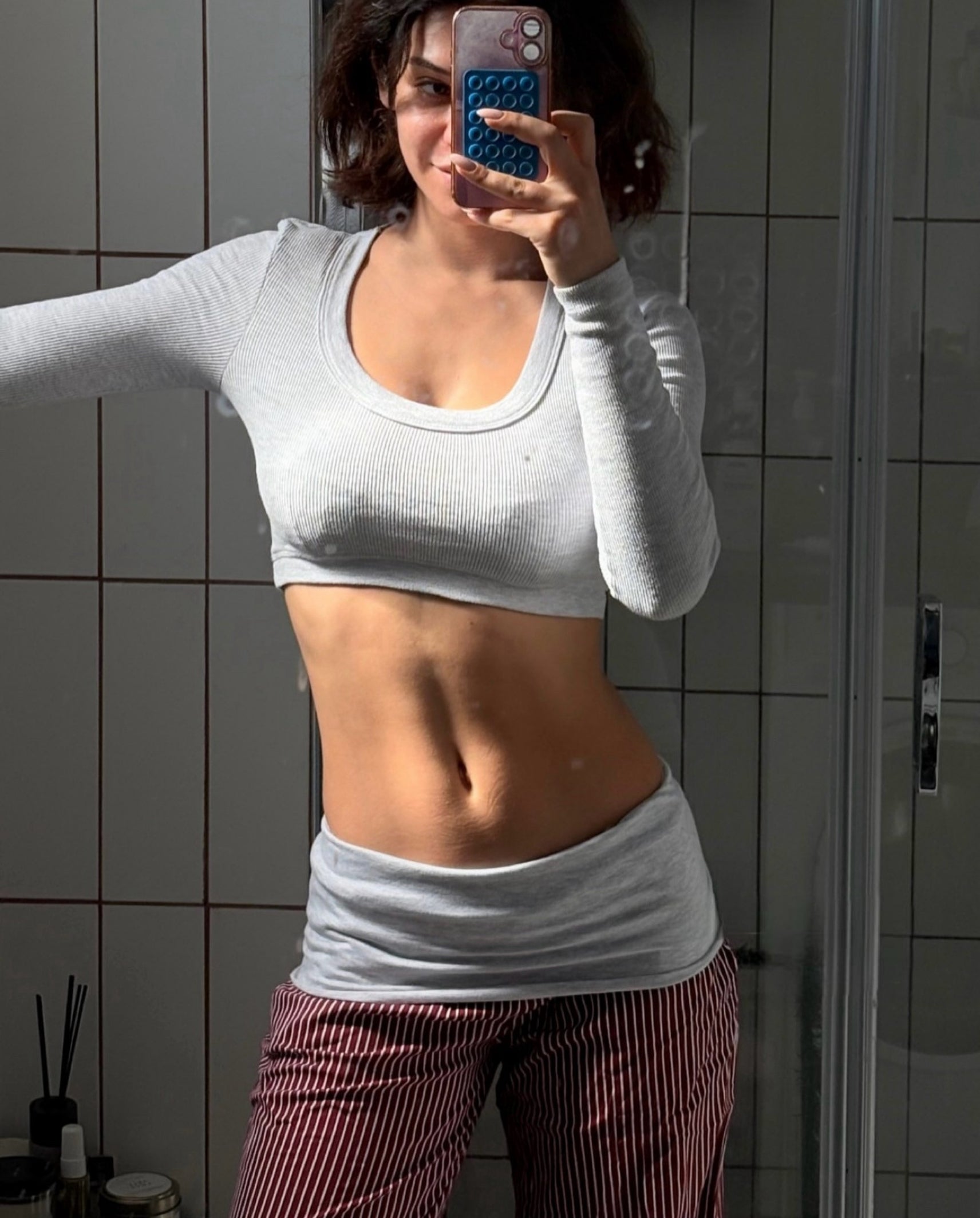 JULIE PANTOLON - BORDO