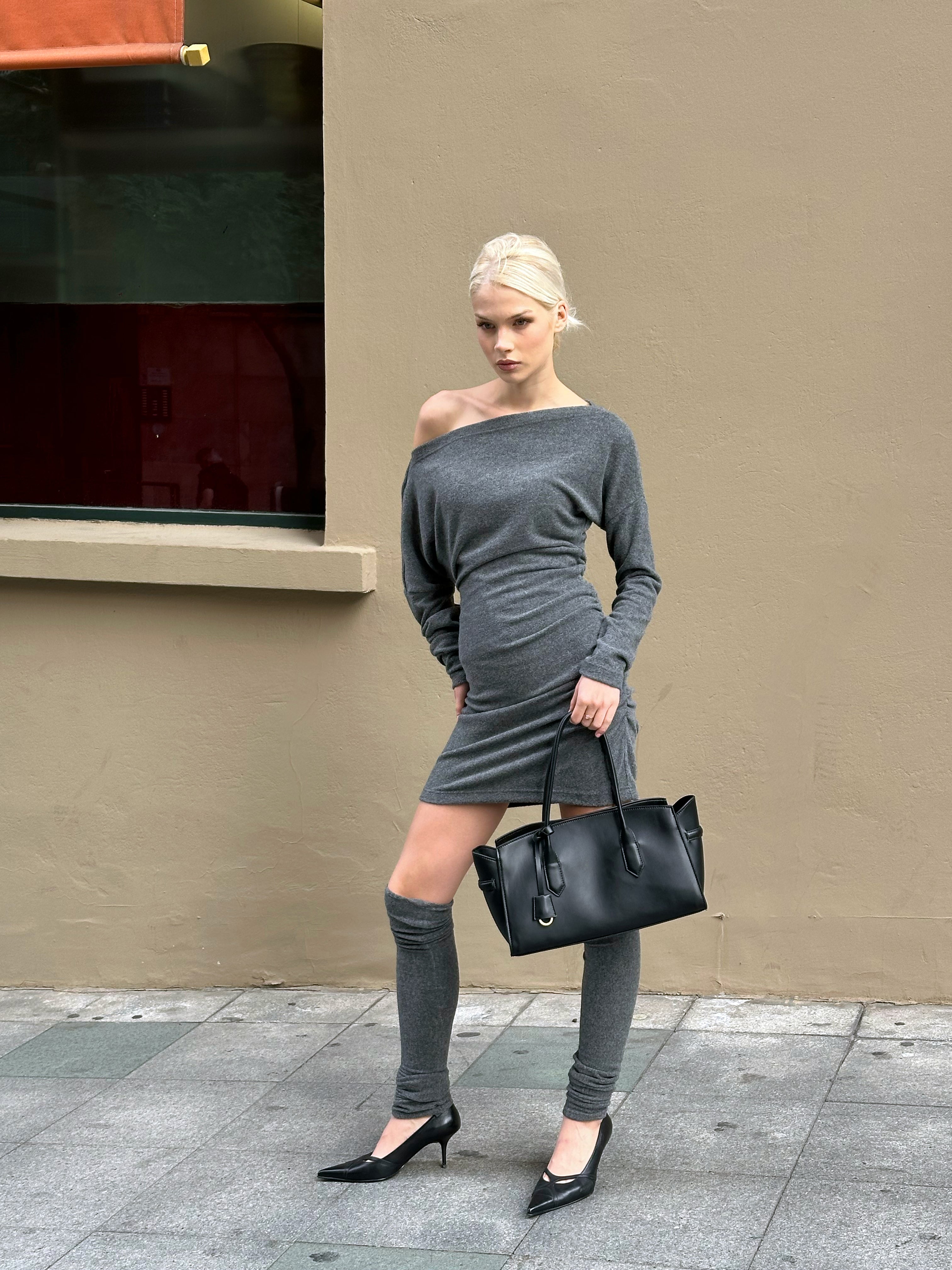 ELSA ELBİSE - ANTRASİT