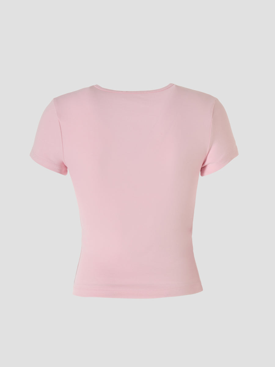 PEMBE JDS LOGO BABY TEE