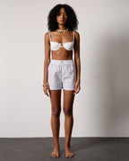 ÇİZGİLİ ŞORT - TRANSPARAN