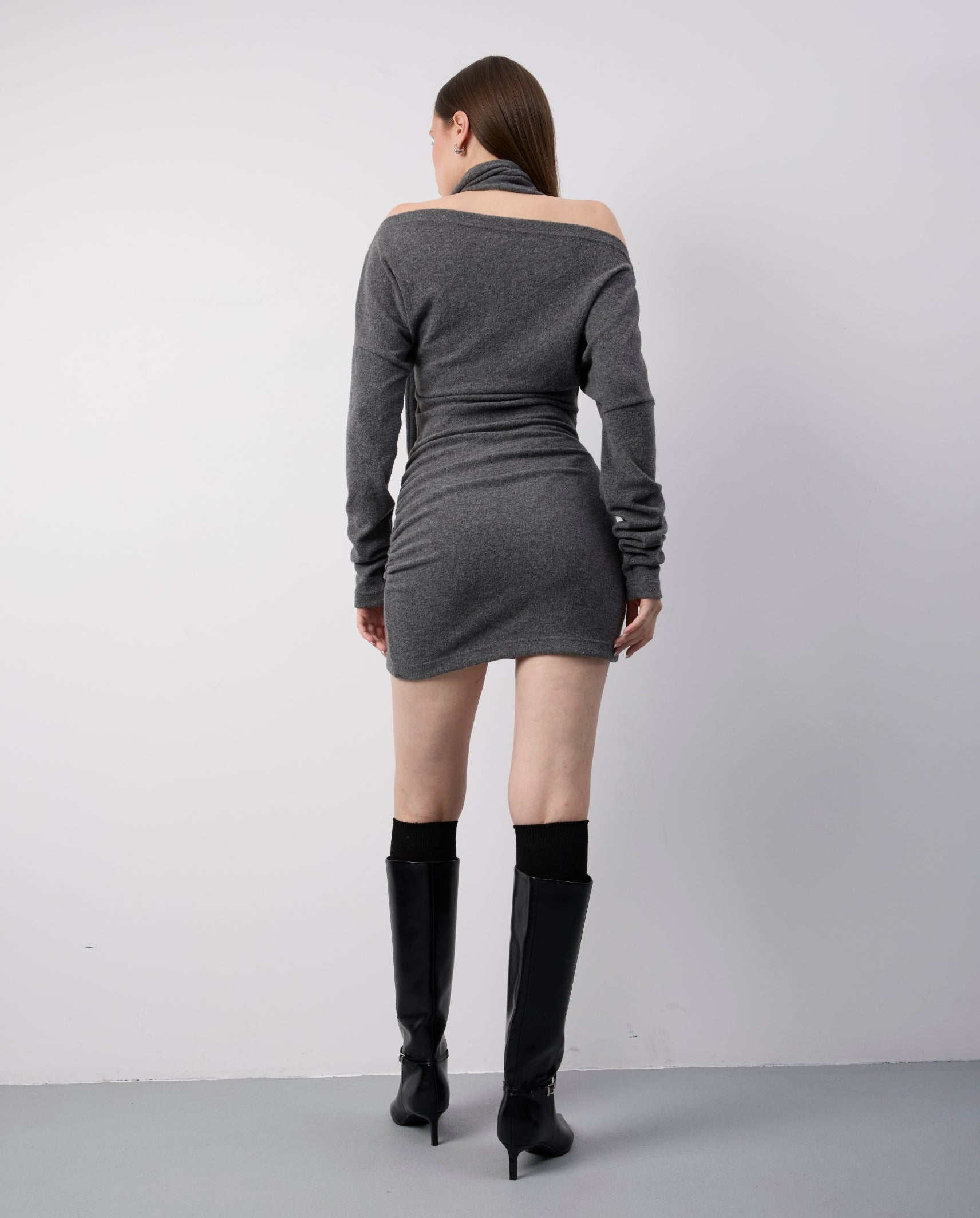 ELSA ELBİSE - ANTRASİT