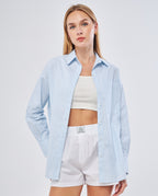 Baby Blue Striped Ensoleillé Shirt