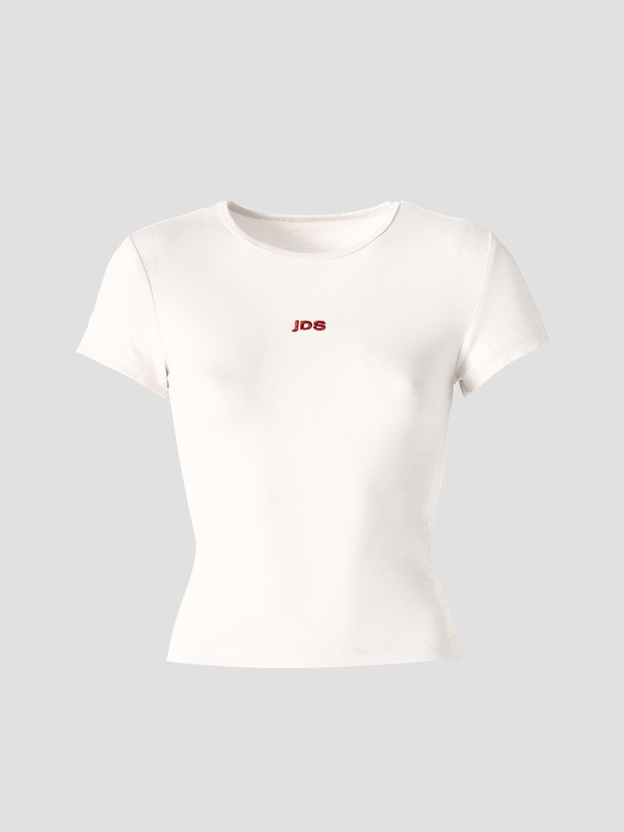 BEYAZ JDS LOGO BABY TEE
