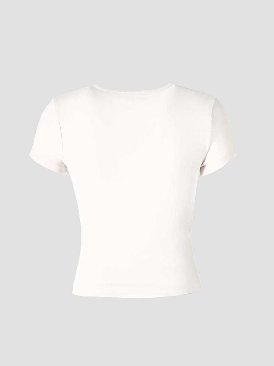 BEYAZ JDS LOGO BABY TEE